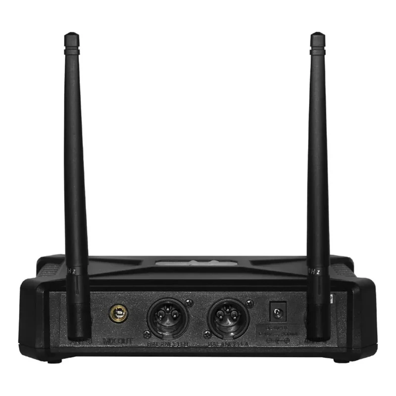 Microfono Inalambrico Skp Uhf 600 Pro Auto Scan 300 Canales Negro